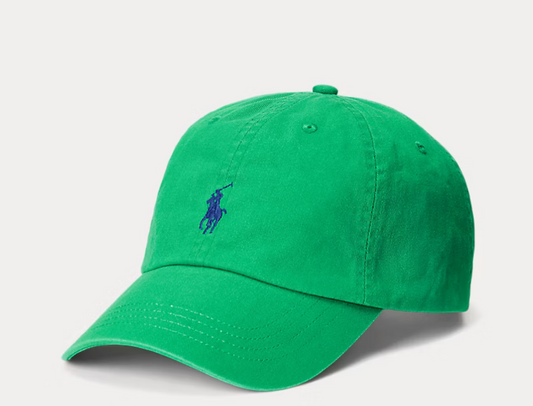 Polo Ralph Lauren The Iconic Cotton Chino Ball Cap - Billard Green