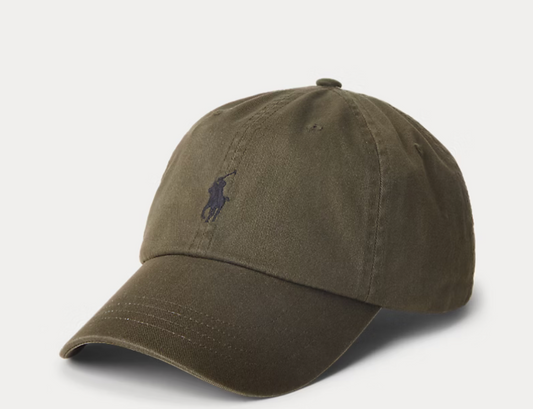 Polo Ralph Lauren The Iconic Cotton Chino Ball Cap - Company Olive