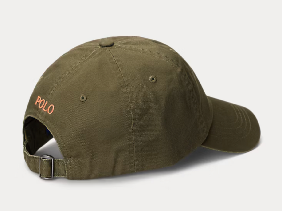 Polo Ralph Lauren The Iconic Cotton Chino Ball Cap - Canopy Olive
