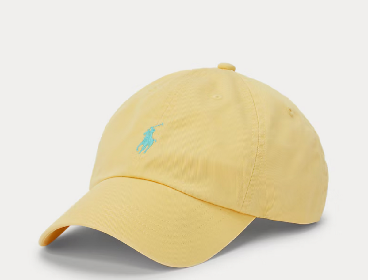 Polo Ralph Lauren The Iconic Cotton Chino Ball Cap - Corn Yellow