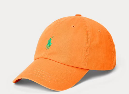 Polo Ralph Lauren The Iconic Cotton Chino Ball Cap - Bedford Orange