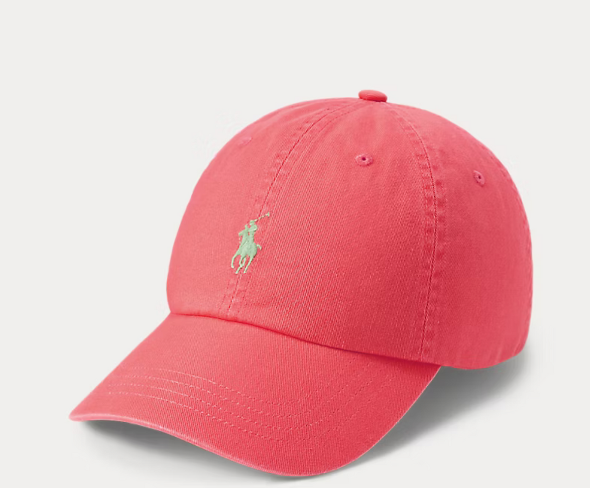Polo Ralph Lauren The Iconic Cotton Chino Ball Cap - Red Sky