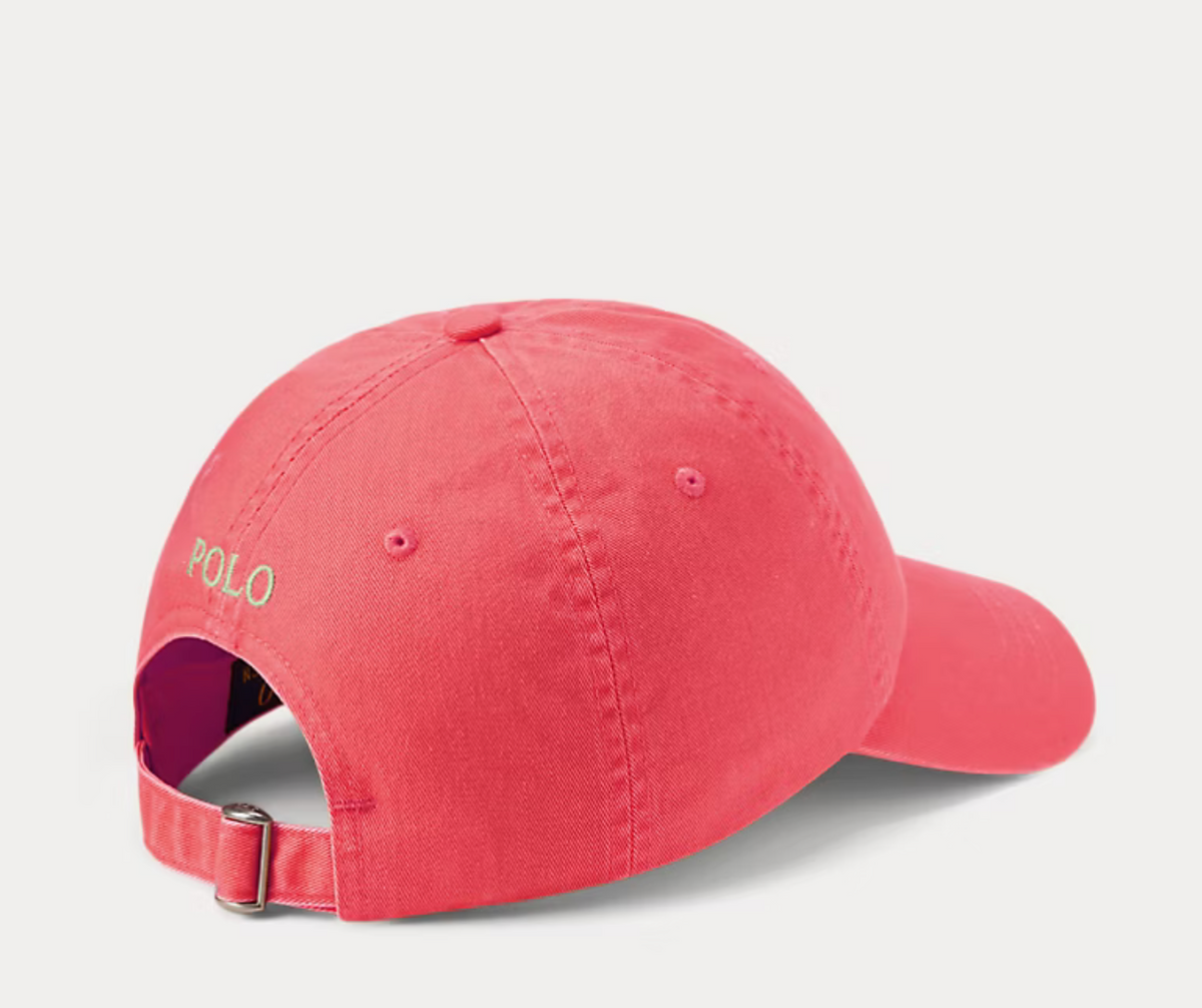 Polo Ralph Lauren The Iconic Cotton Chino Ball Cap - Red Sky