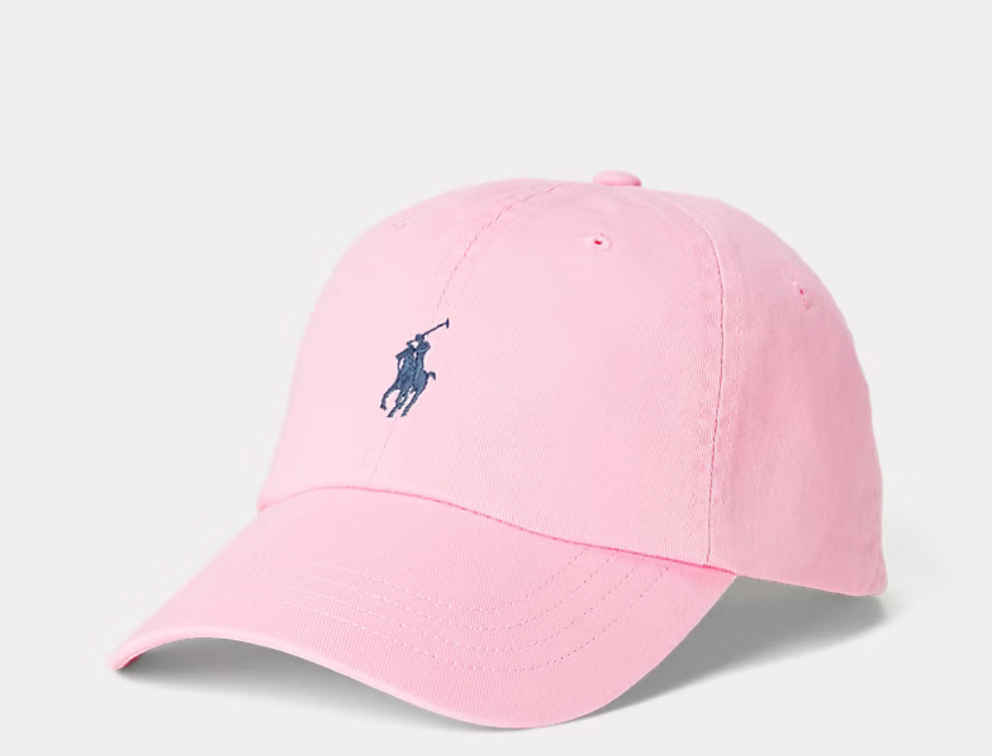 Polo Ralph Lauren The Iconic Cotton Chino Ball Cap - Carmel Pink /Blue