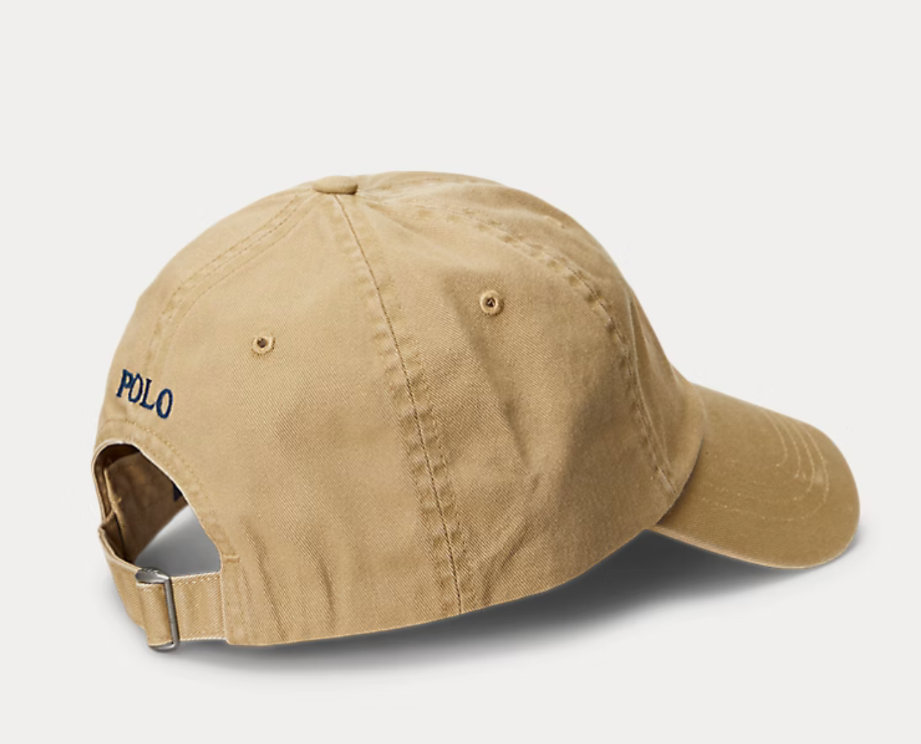 Polo Ralph Lauren The Iconic Cotton Chino Ball Cap - Tan/Newport Navy