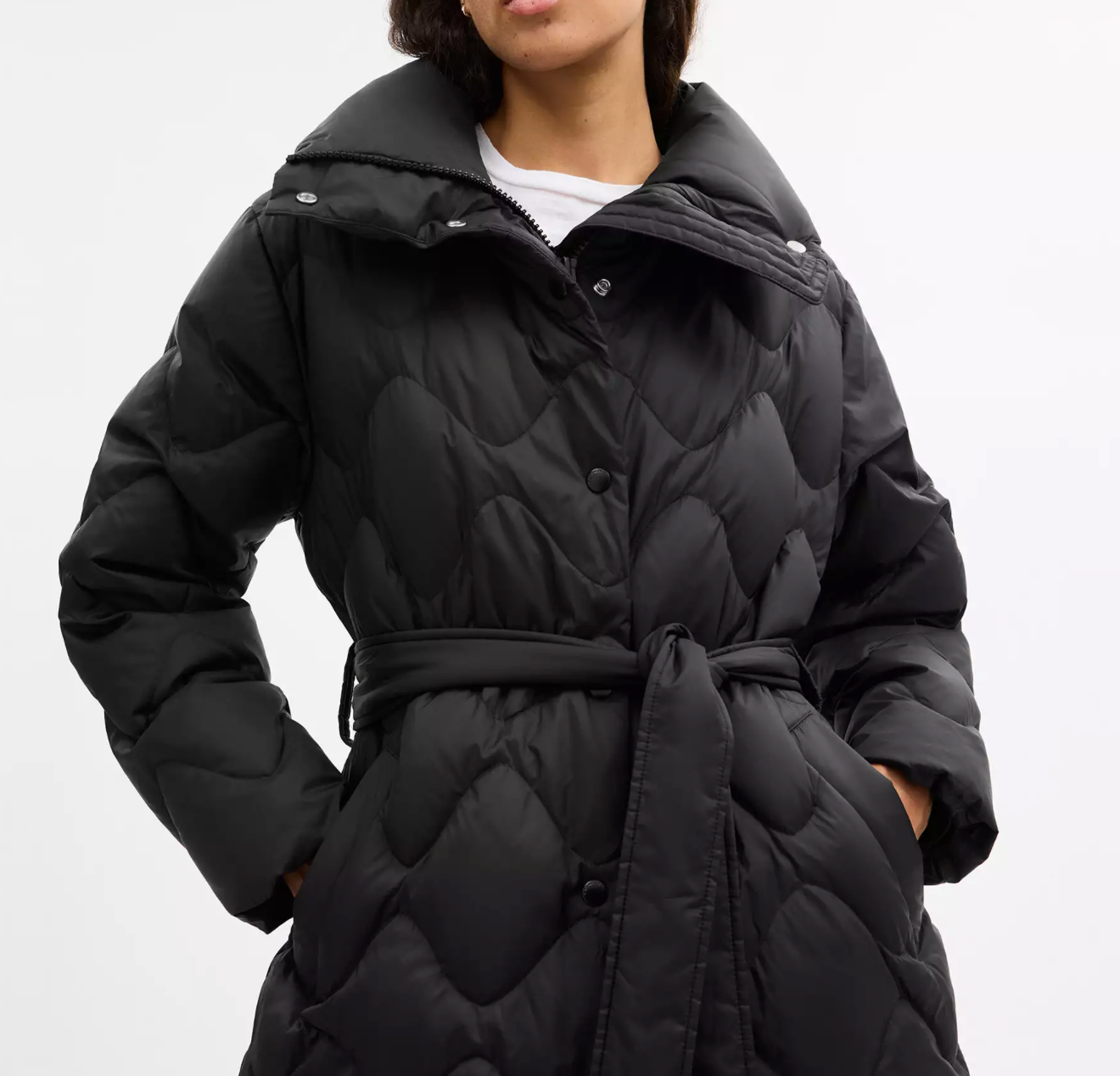 Coach Quilted Long Puffer