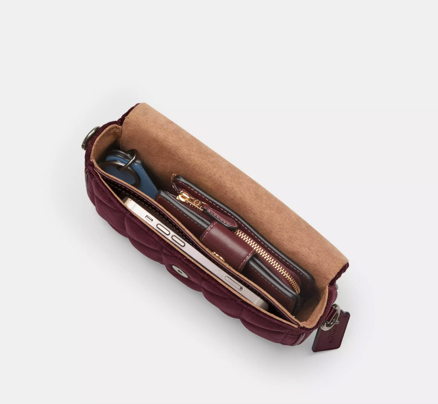 Coach Hailey Flap Bag With Quilting