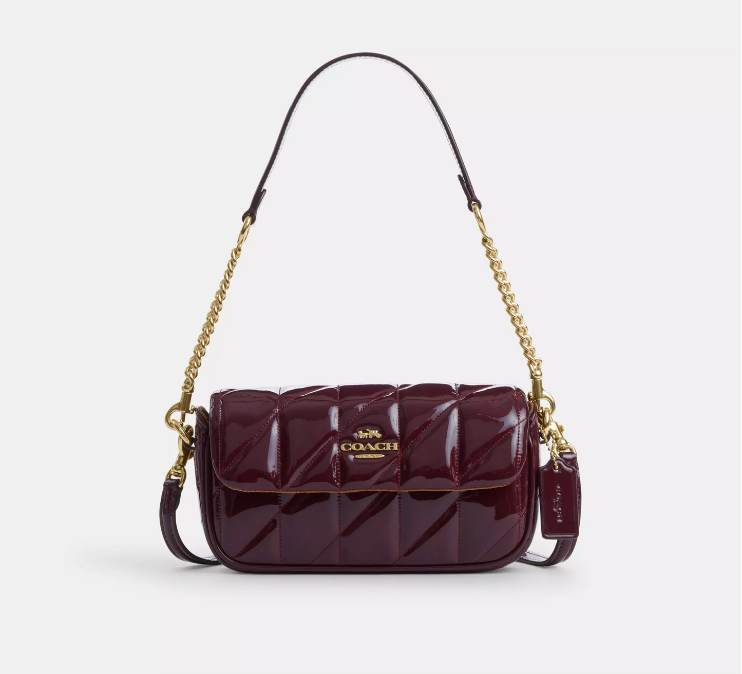 Coach Hailey Flap Bag With Quilting