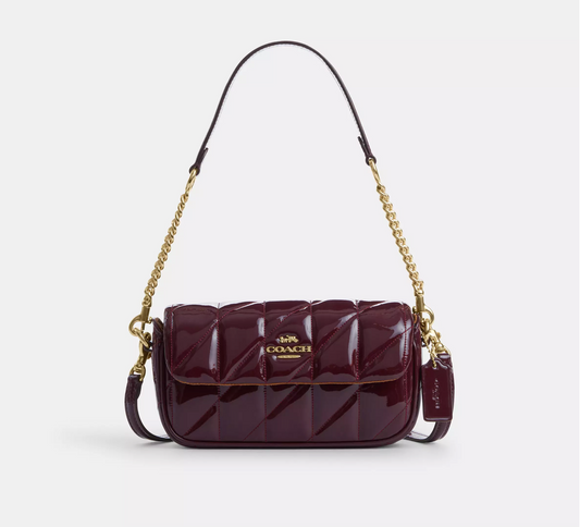 Coach Hailey Flap Bag With Quilting