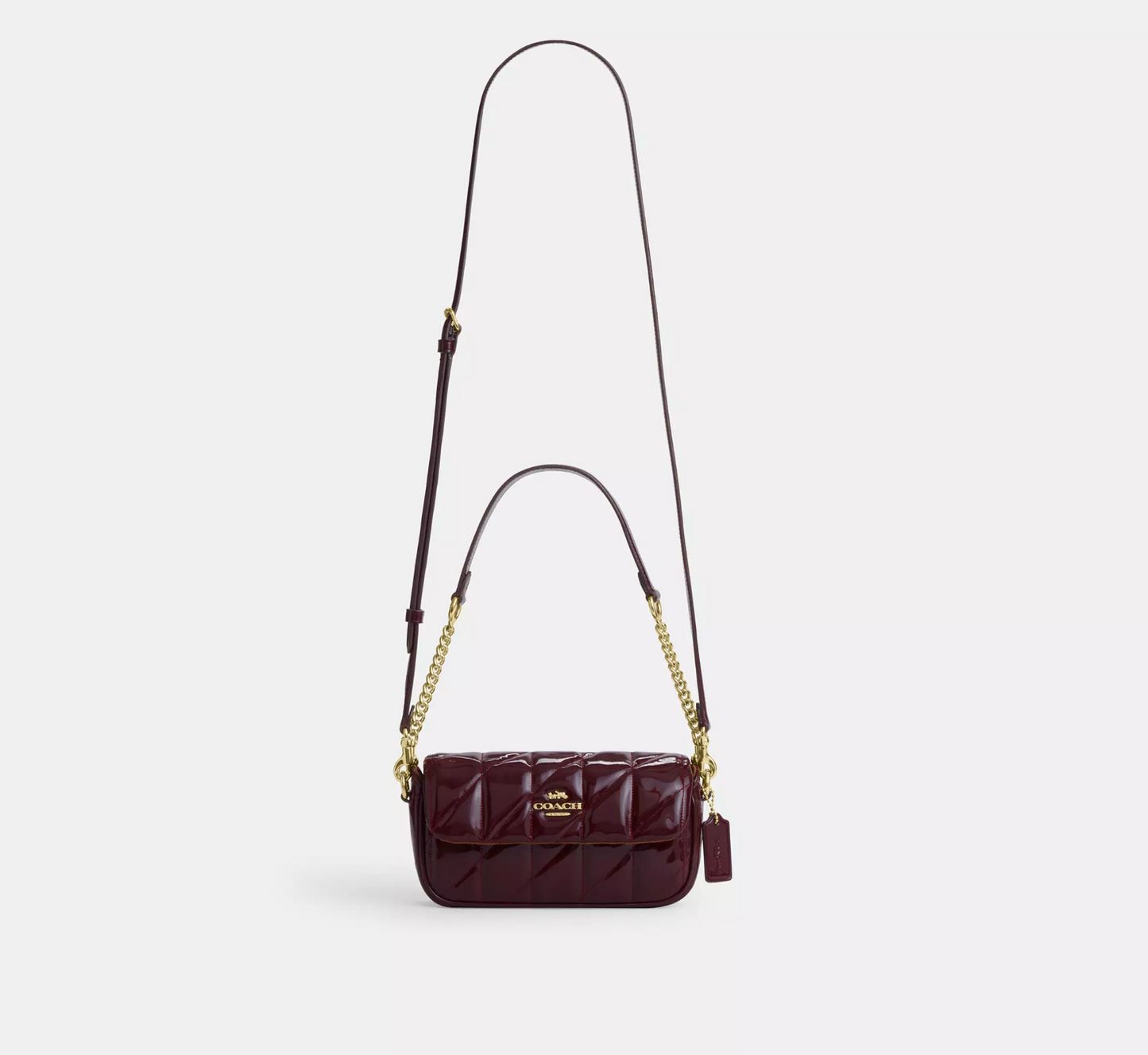 Coach Hailey Flap Bag With Quilting