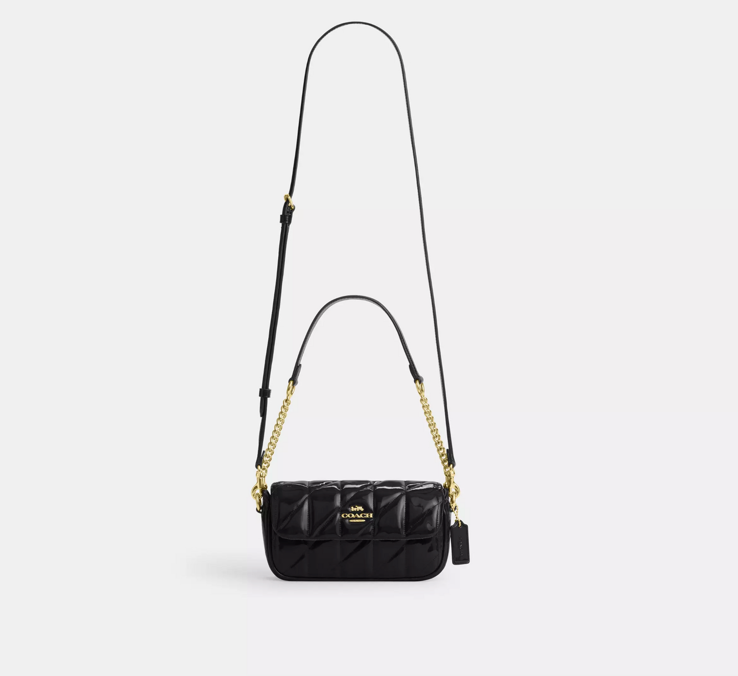 Coach Hailey Flap Bag With Quilting