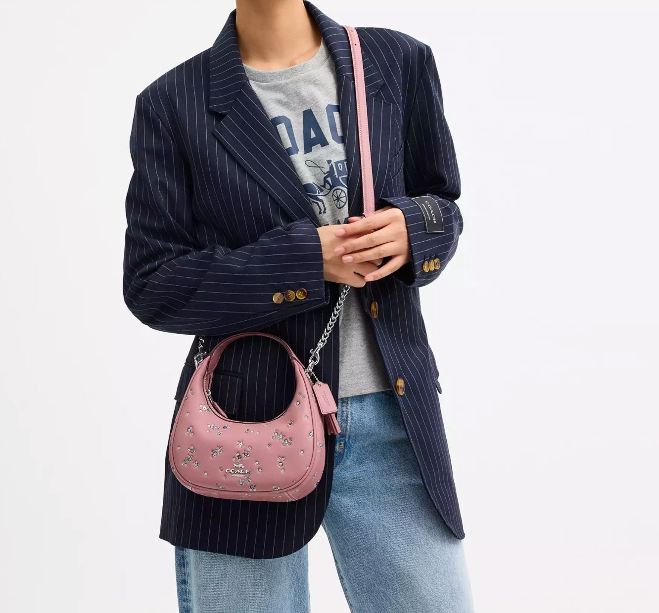 Coach Carmen Mini Crossbody Bag With Star Print