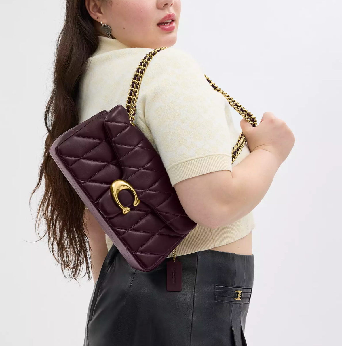 Coach Tabby Shoulder Bag 26 With Pillow Quilting