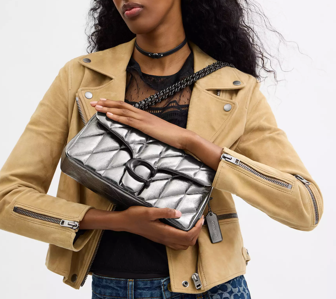 Coach Tabby Shoulder Bag 26 With Quilting