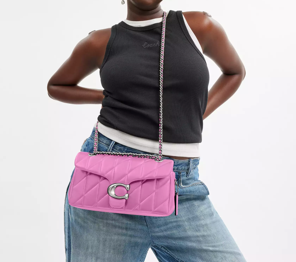 Coach Tabby Shoulder Bag 26 With Quilting