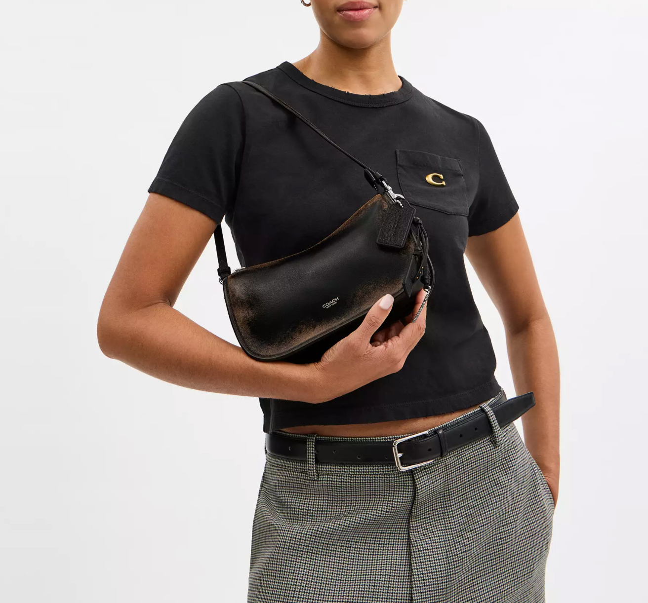 Coach Waverly Bag In Loved Leather