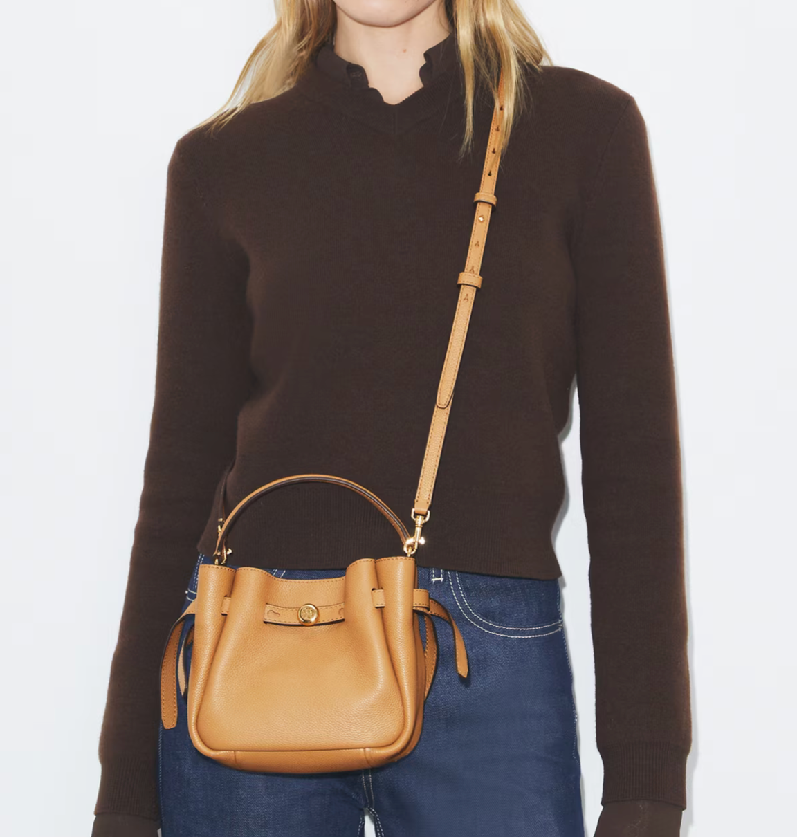 Tory Burch Mini Romy Bucket Bag