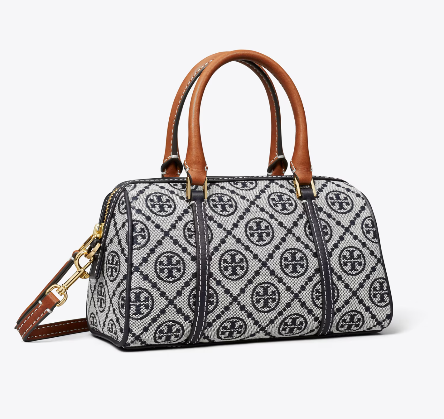 Tory Burch T Monogram Petite Barrel Bag