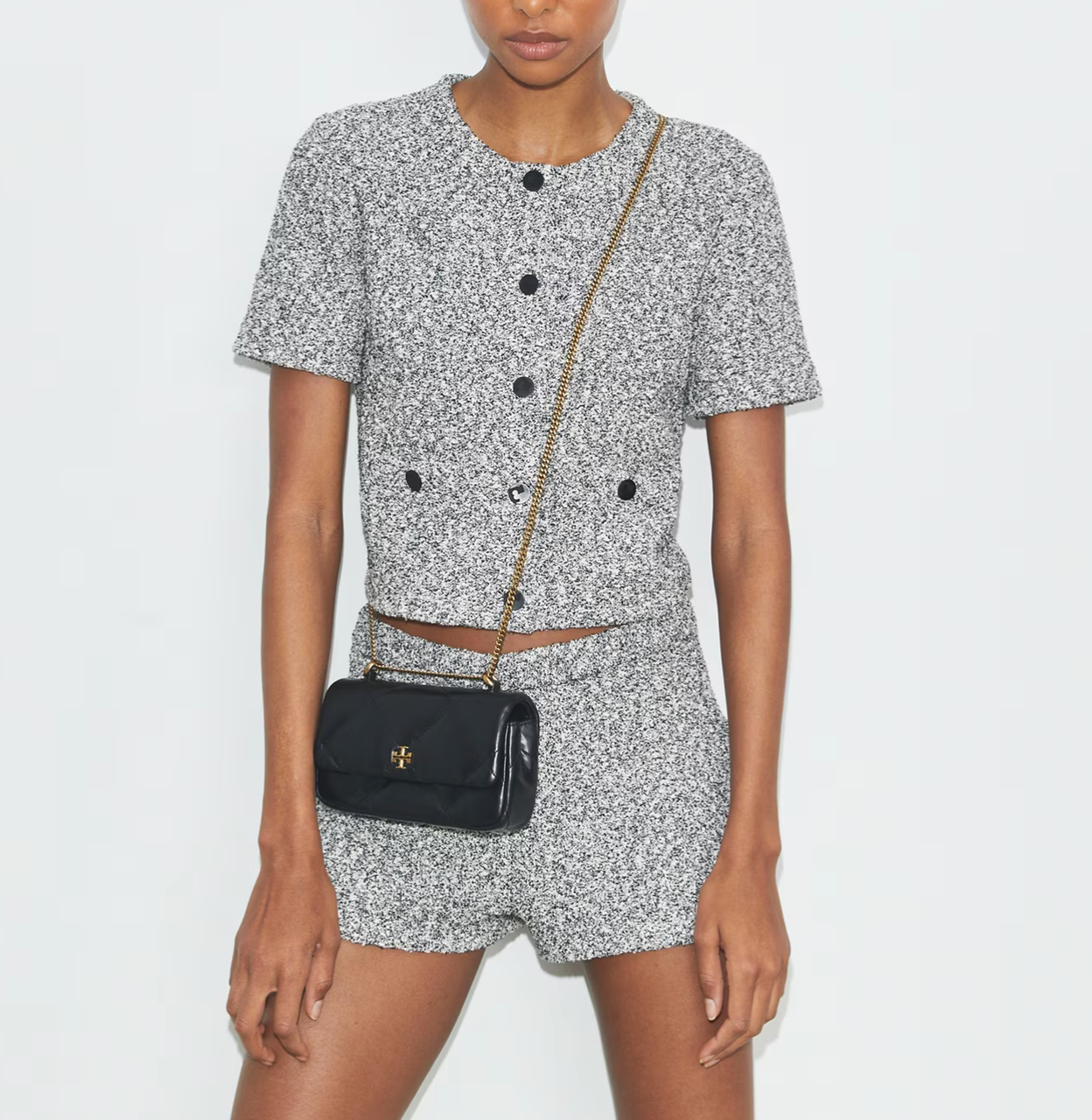 Tory Burch Mini Kira Diamond Quilt Flap Bag