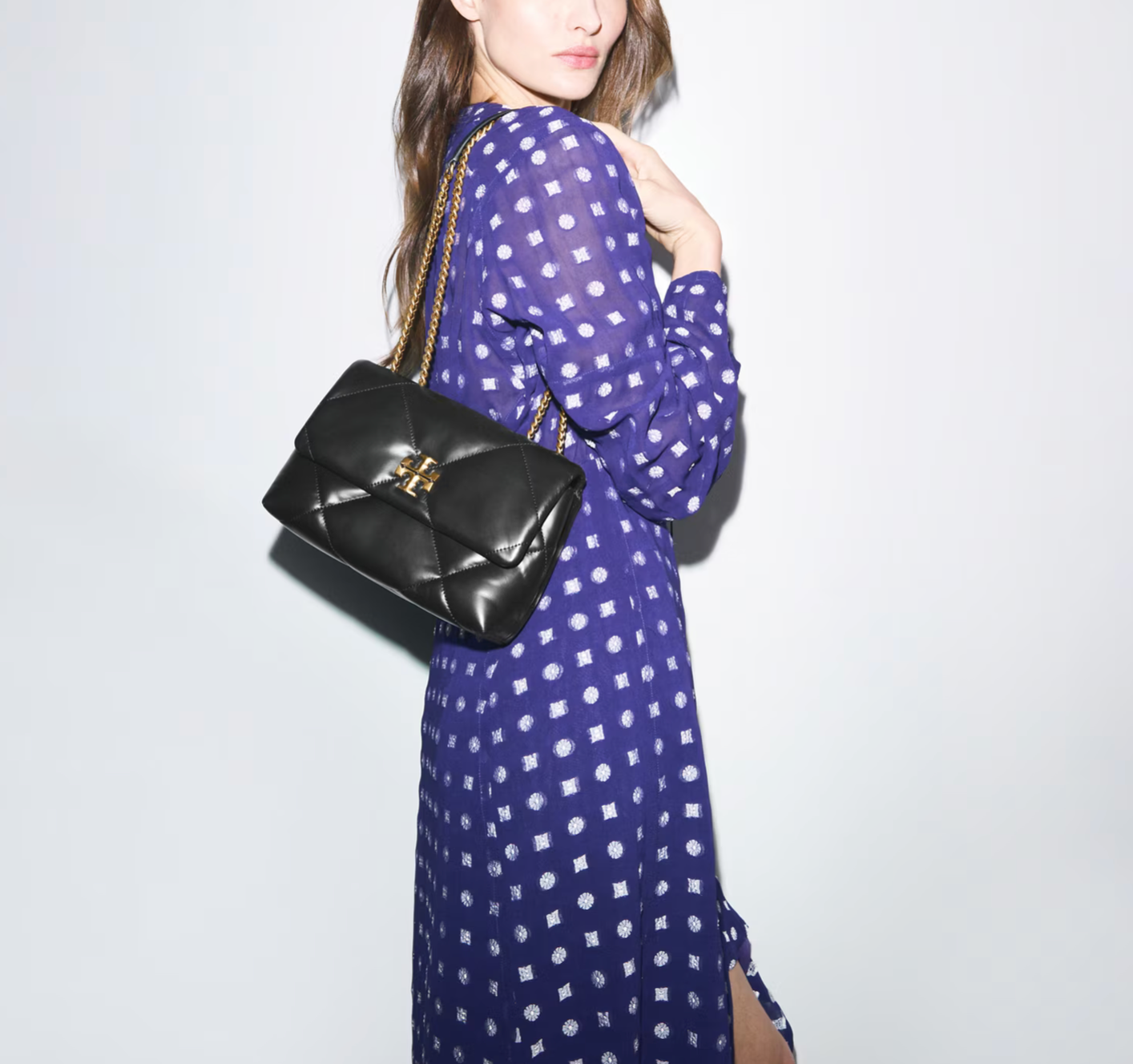 Tory Burch Small Kira Diamond Quilt Shoulder Bag