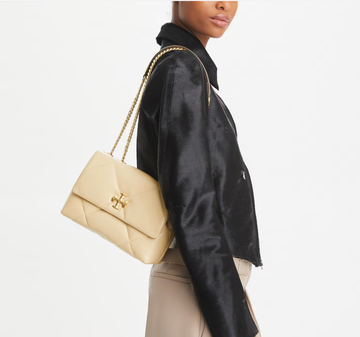 Tory Burch Small Kira Diamond Quilt Shoulder Bag