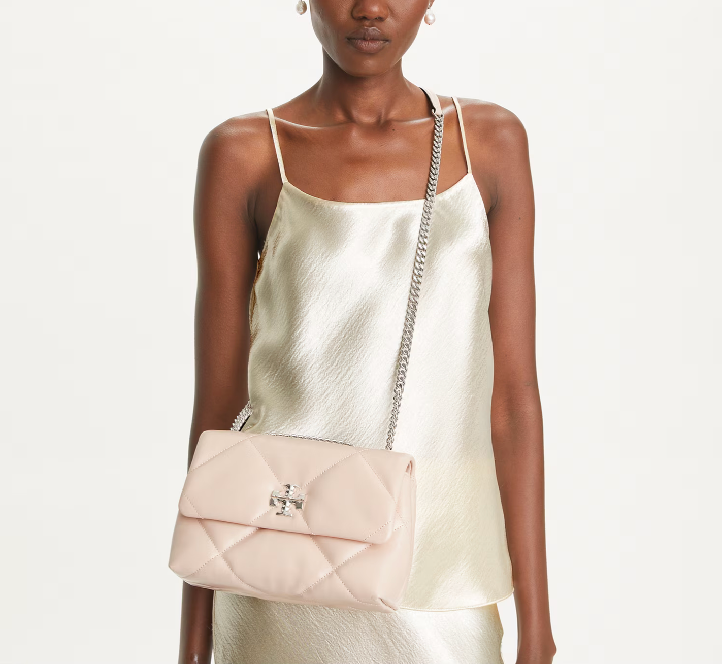 Tory Burch Small Kira Diamond Quilt Shoulder Bag