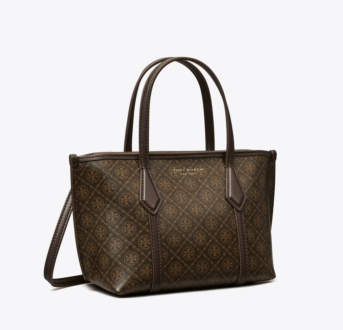 Tory Burch Mini Perry Coated Canvas Tote Bag