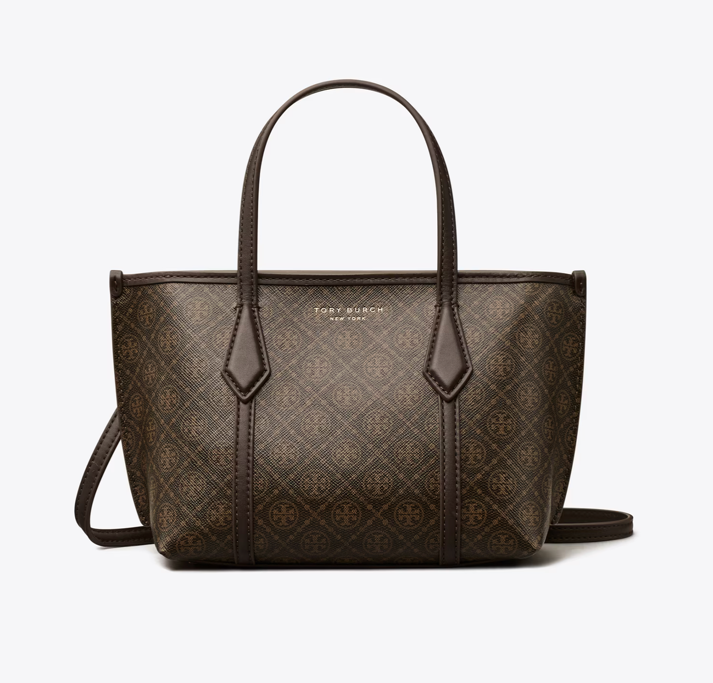 Tory Burch Mini Perry Coated Canvas Tote Bag