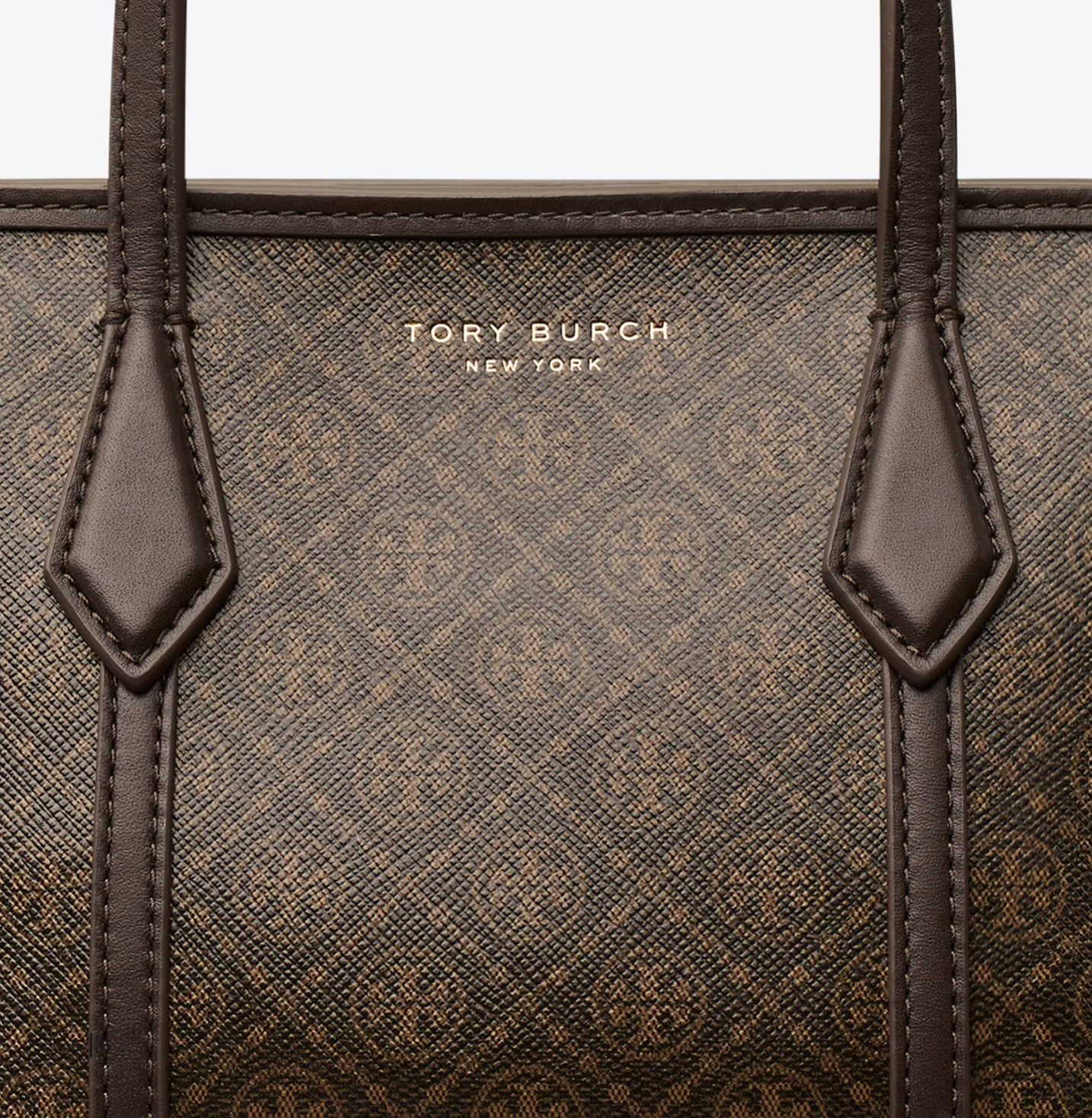 Tory Burch Mini Perry Coated Canvas Tote Bag