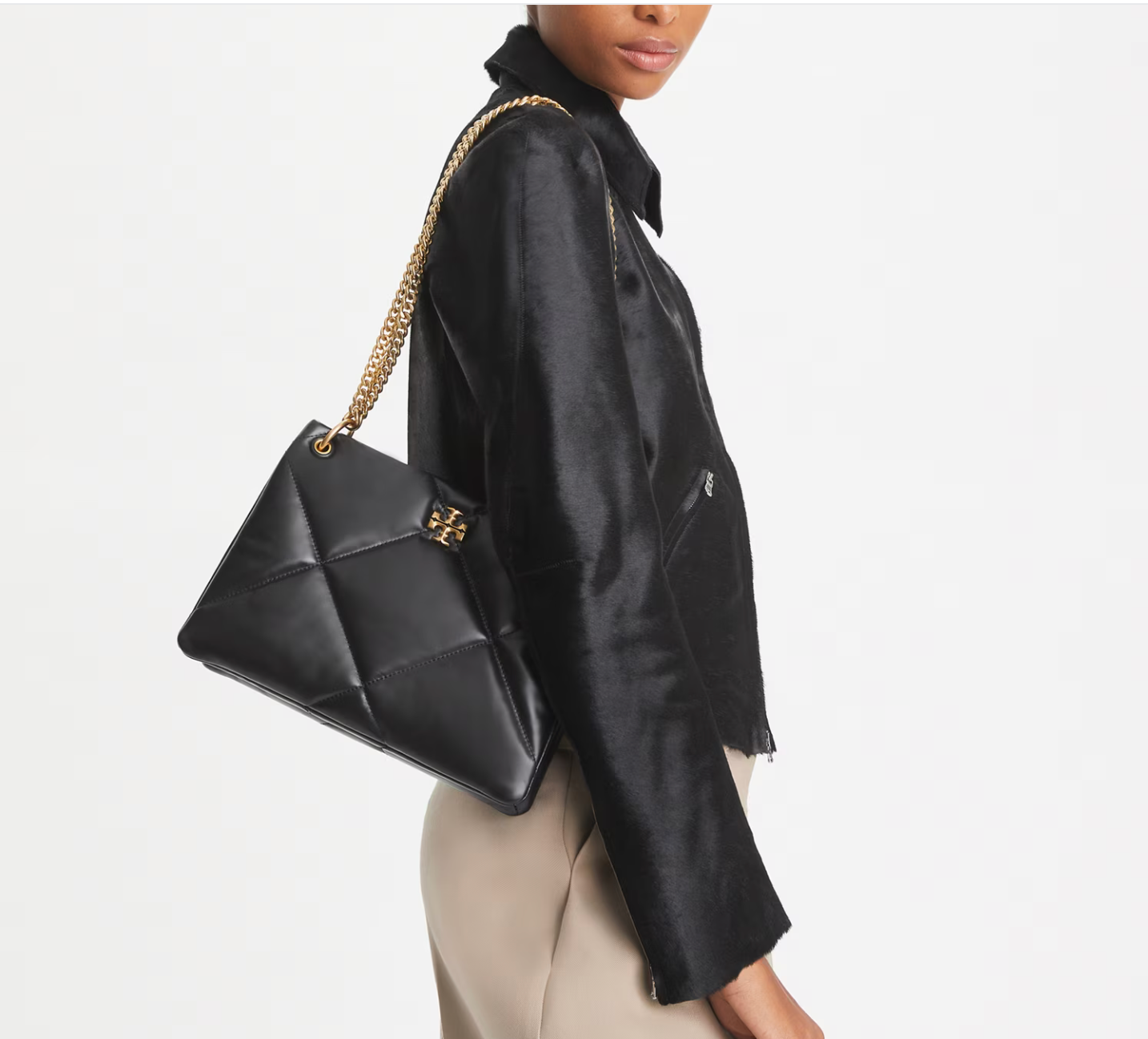 Tory Burch Small Kira Diamond Quilt Shoulder Bag