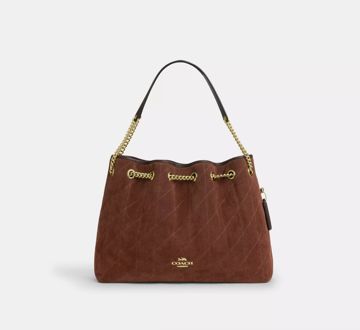 Coach Evelyn Shoulder Bag With Quilting
