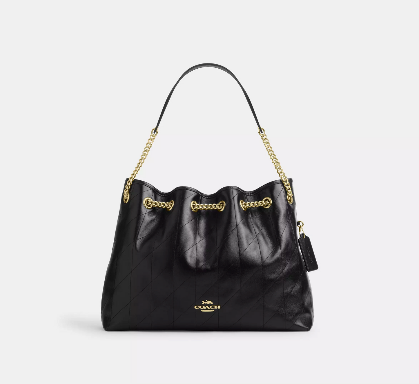 Coach Evelyn Shoulder Bag With Quilting