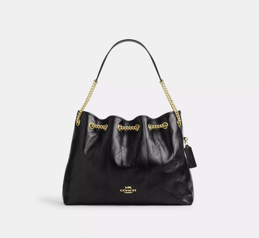 Coach Evelyn Shoulder Bag With Quilting