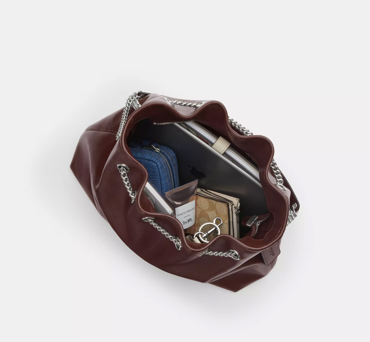 Coach Evelyn Shoulder Bag With Quilting