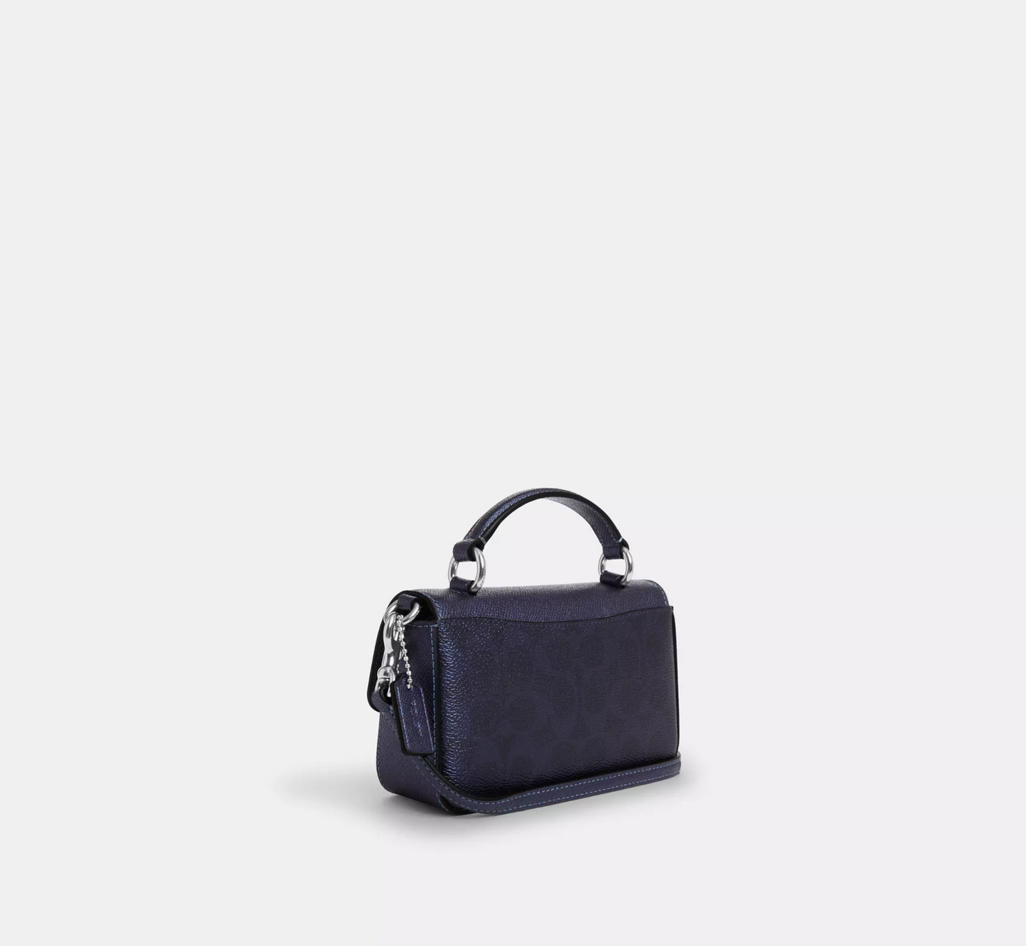 Coach Mini Josie Top Handle Bag In Signature Canvas