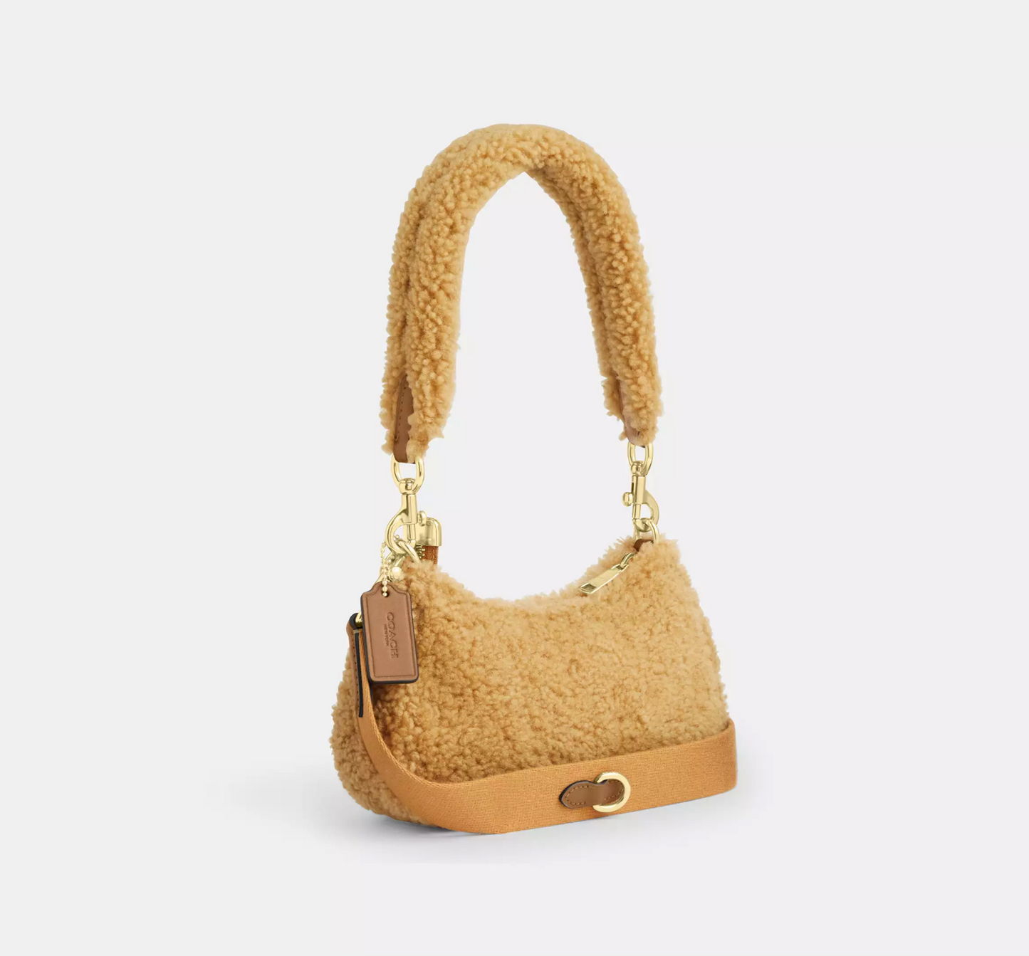 Coach Teri Mini Crossbody Bag In Shearling