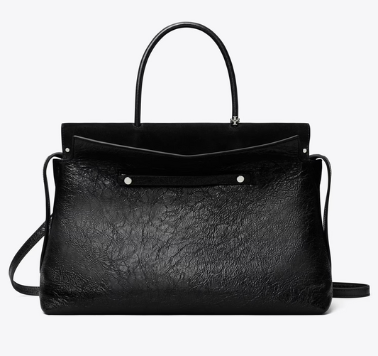 Tory Burch Large Mercer Pebbled Satchel