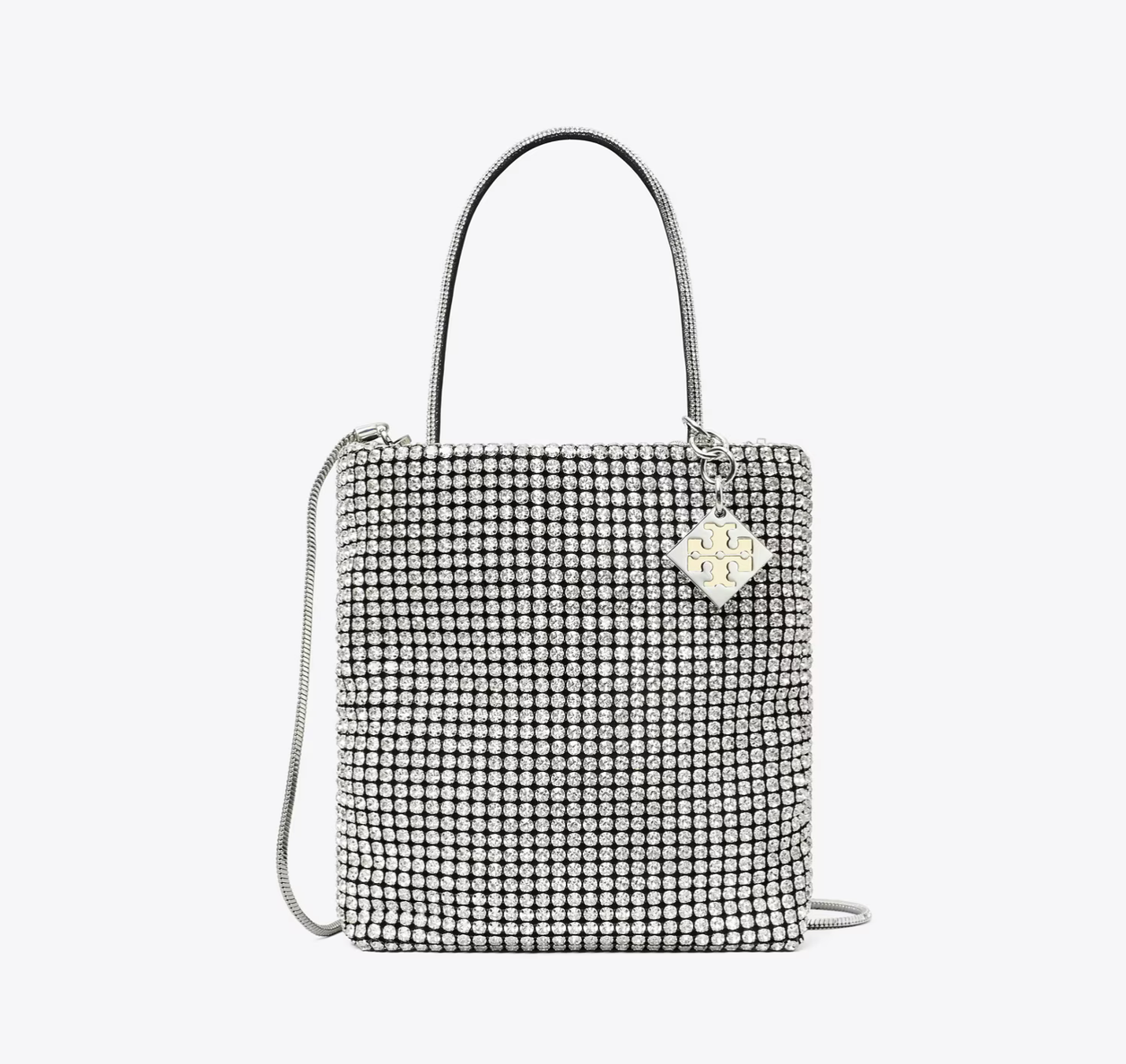 Tory Burch Night Owl Crystal Embellished Mini Tote Bag