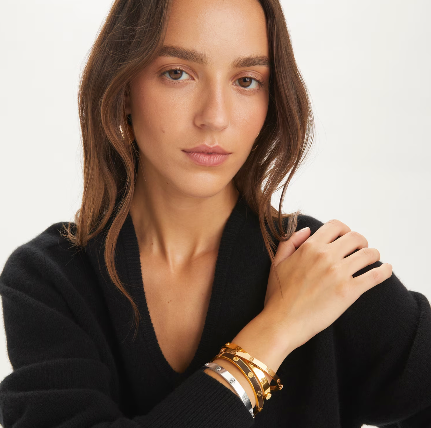 Tory Burch Icon Thin Hinge Bracelet