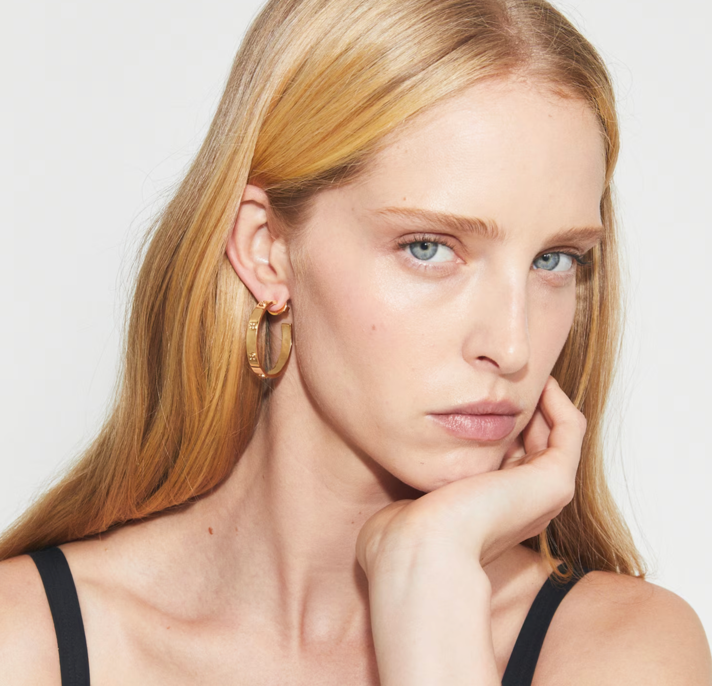 Tory Burch Icon Hoop Earrings