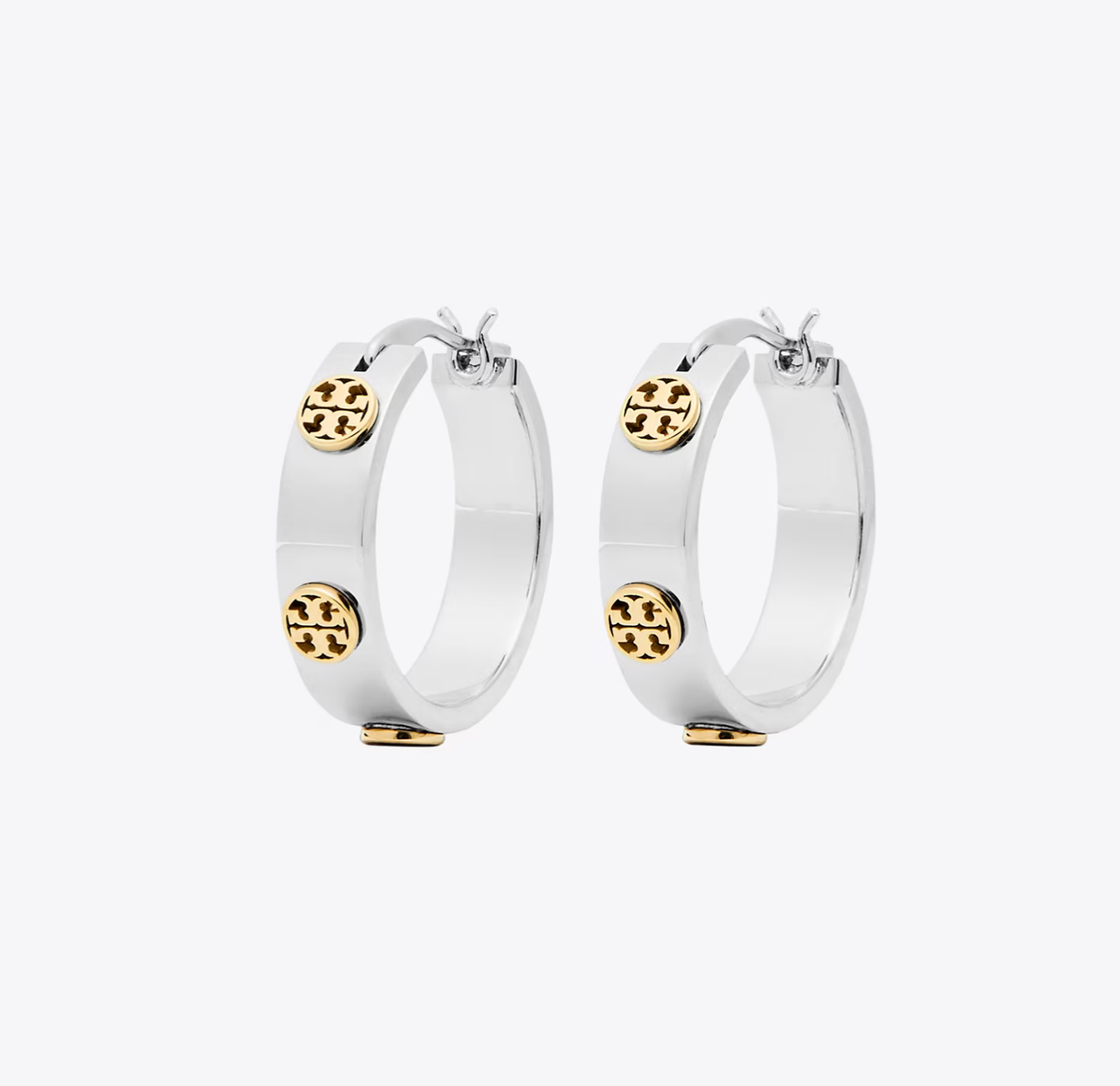 Tory Burch Small Icon Hoop Earrings