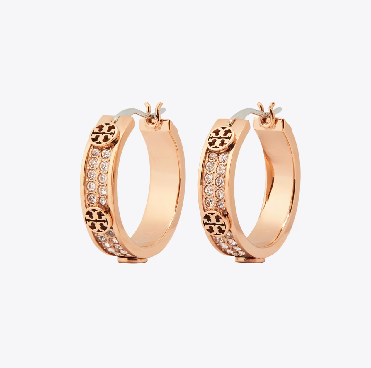 Tory Burch Small Icon Hoop Earrings