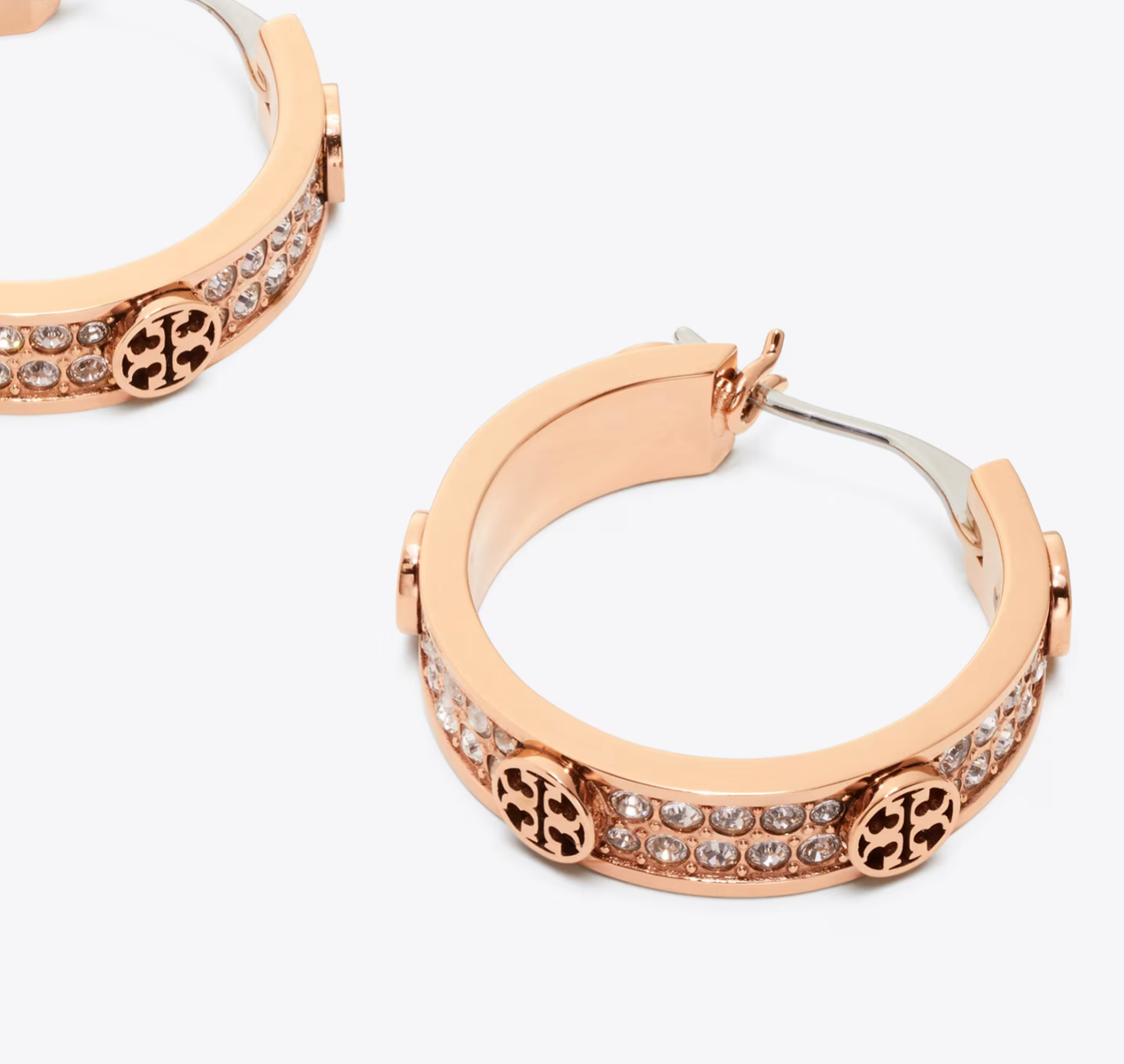 Tory Burch Small Icon Hoop Earrings