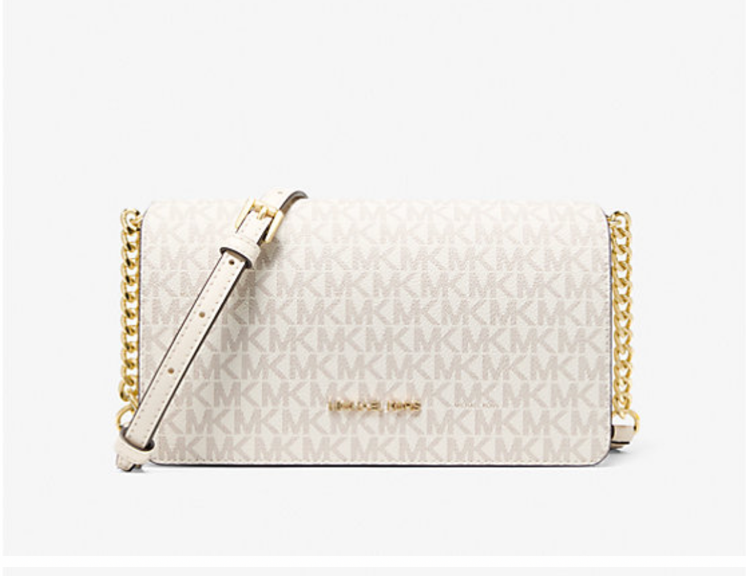 Michael Kors Jet Set Medium Signature Logo Crossbody Bag