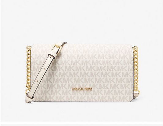 Michael Kors Jet Set Medium Signature Logo Crossbody Bag