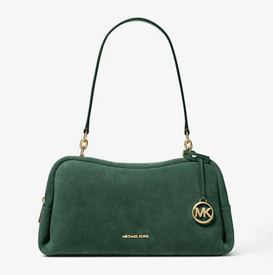 Michael Kors Cecily Medium Suede Shoulder Bag