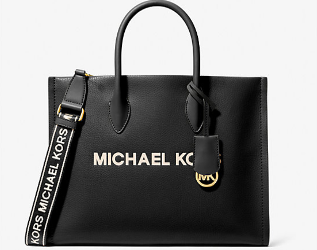 Michael Kors Mirella Medium Pebbled Leather Tote Bag
