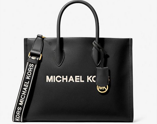 Michael Kors Mirella Medium Pebbled Leather Tote Bag