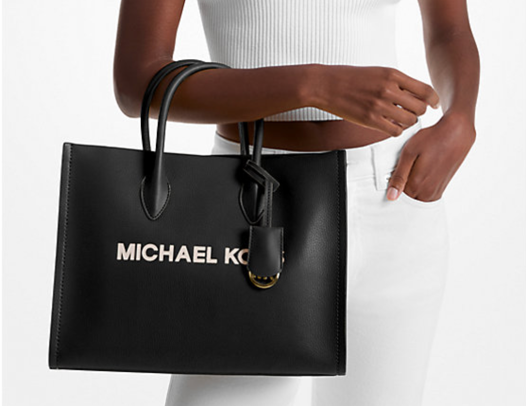 Michael Kors Mirella Medium Pebbled Leather Tote Bag