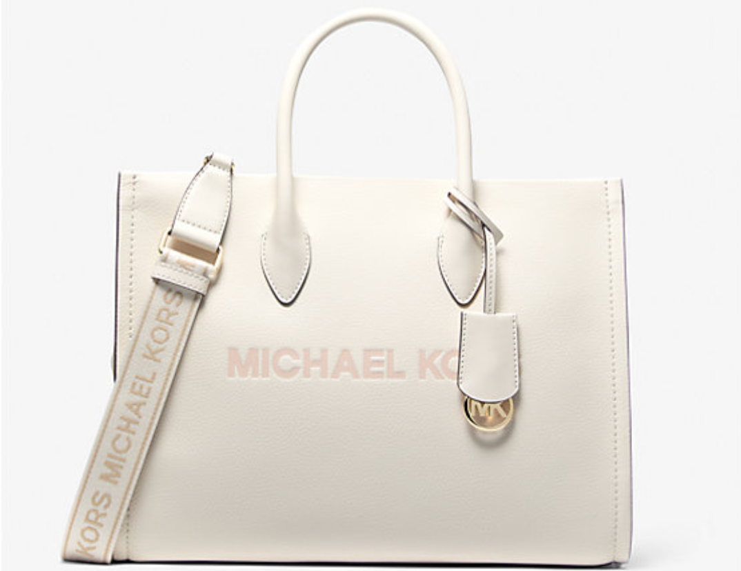 Michael Kors Mirella Medium Pebbled Leather Tote Bag